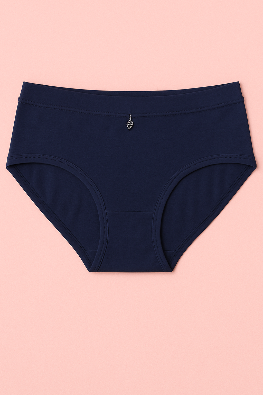 Pinknaari Assorted High-Waist Comfort Panty with Front Charm-Set Of 3