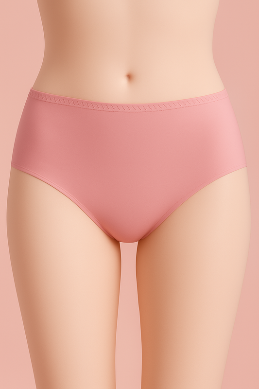 Pinknaari Assorted High-Waist Smooth Seamless Panty-Set Of 3