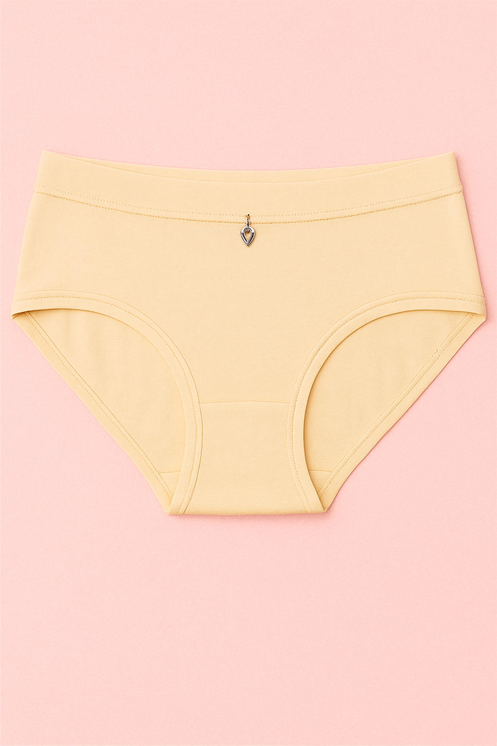 Pinknaari Assorted High-Waist Comfort Panty with Front Charm-Set Of 3
