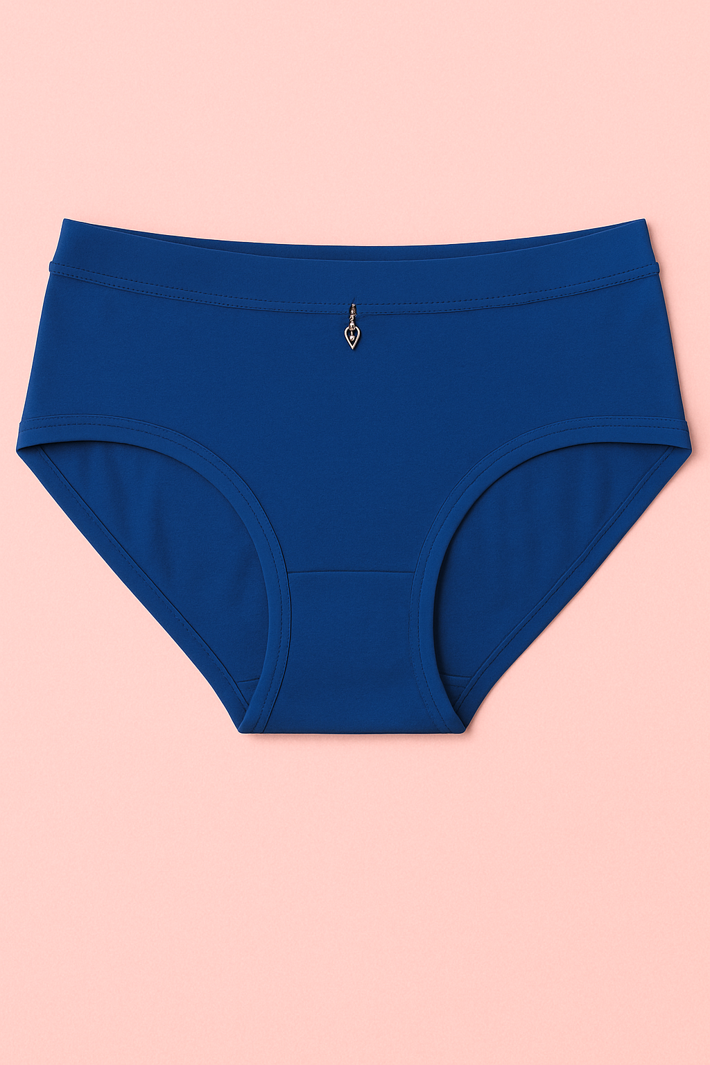 Pinknaari Assorted High-Waist Comfort Panty with Front Charm-Set Of 3