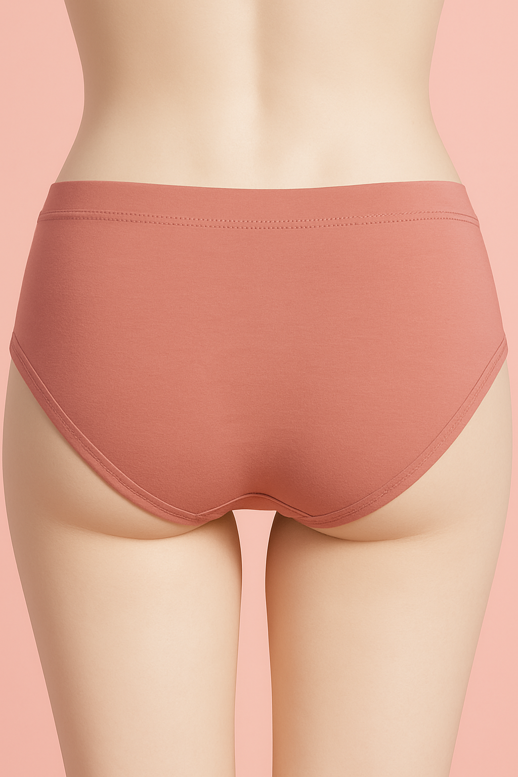 Pinknaari Assorted High-Waist Comfort Panty with Front Charm-Set Of 3