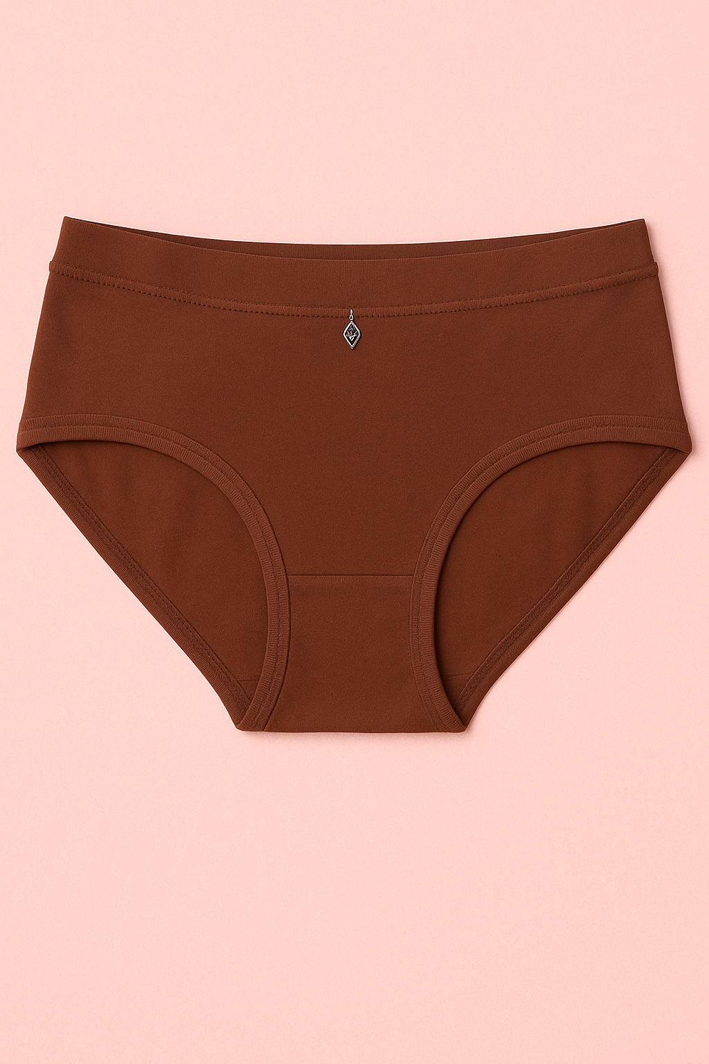 Pinknaari Assorted High-Waist Comfort Panty with Front Charm-Set Of 3