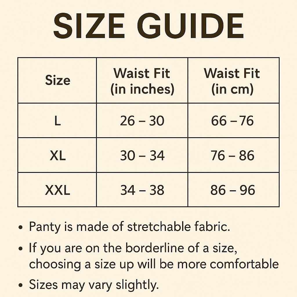 Pinknaari Assorted High-Waist Comfort Panty with Front Charm-Set Of 3